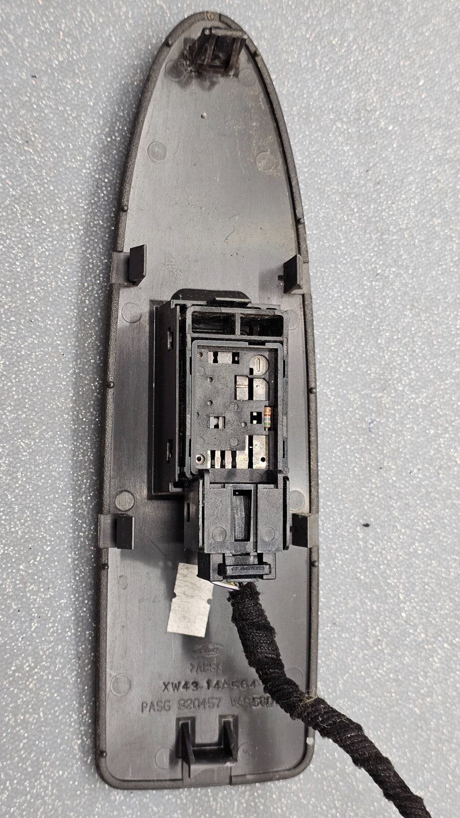 🔥00-02 Lincoln LS Front Right Passenger Power door Window Switch Black OEM