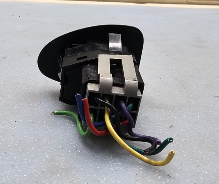 🔥99-04 FORD MUSTANG LEFT DRIVER MASTER POWER MIRROR CONTROL SWITCH BLACK