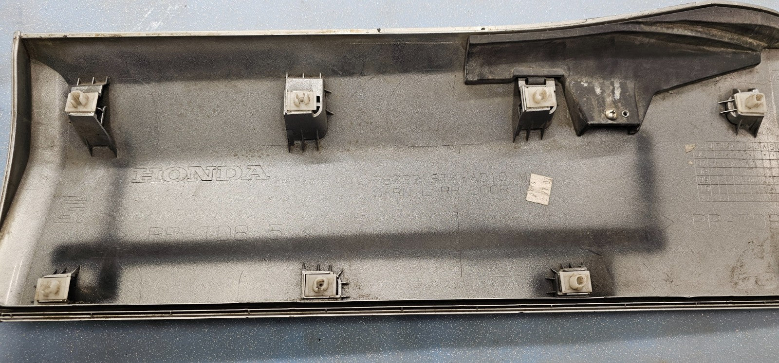🔥2007-2012 Acura RDX DRIVERS Rear Door Lower Molding Trim OEM SILVER