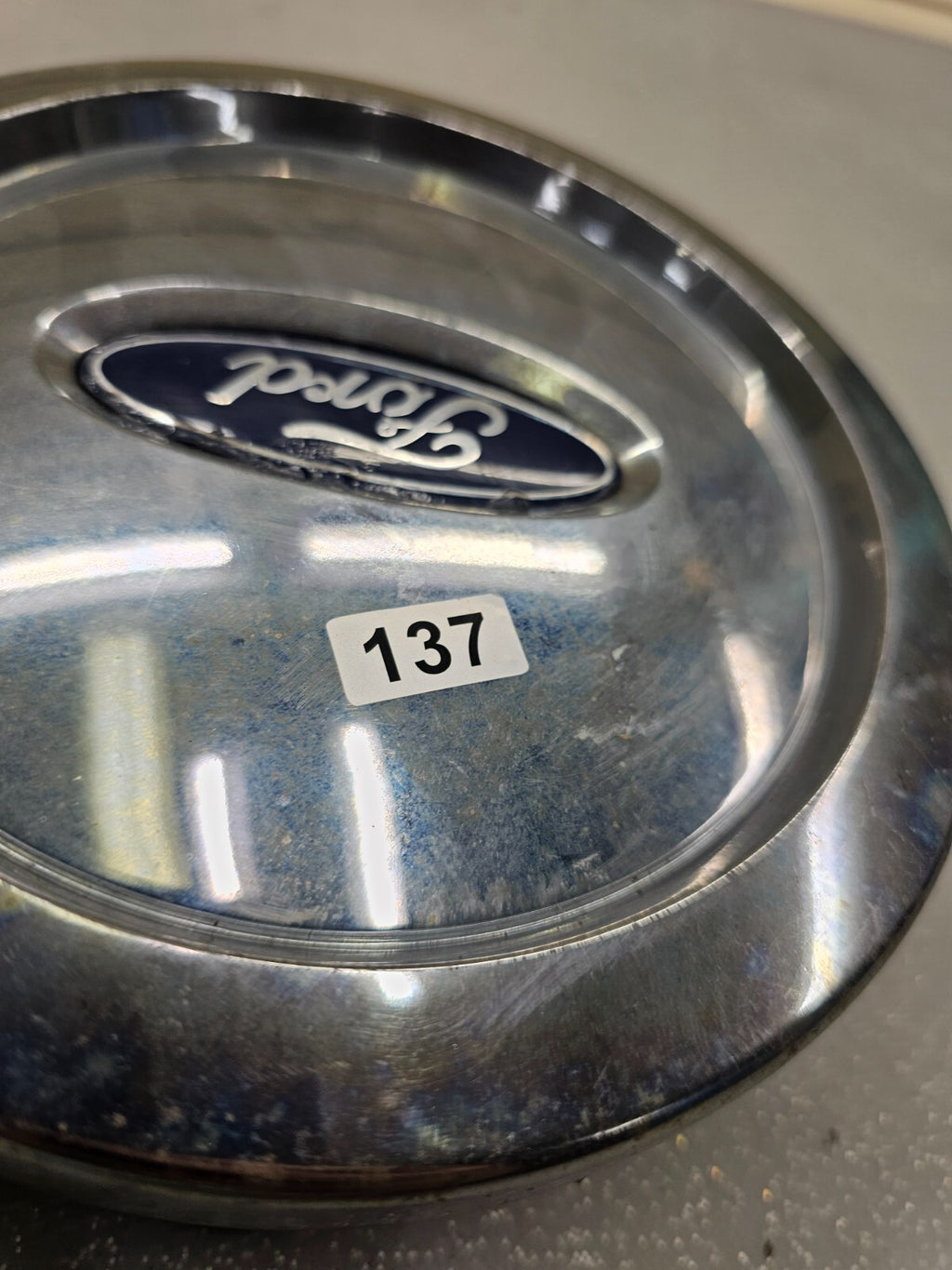 03-06 Ford Expedition Front Rear Wheel Center Cap Lip Hubcap Cover Silver Chrome