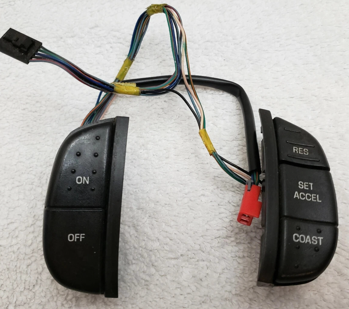 🔥99-07 FORD F250 F350 SUPERDUTY STEERING WHEEL CRUISE CONTROL BUTTONS SWITCH