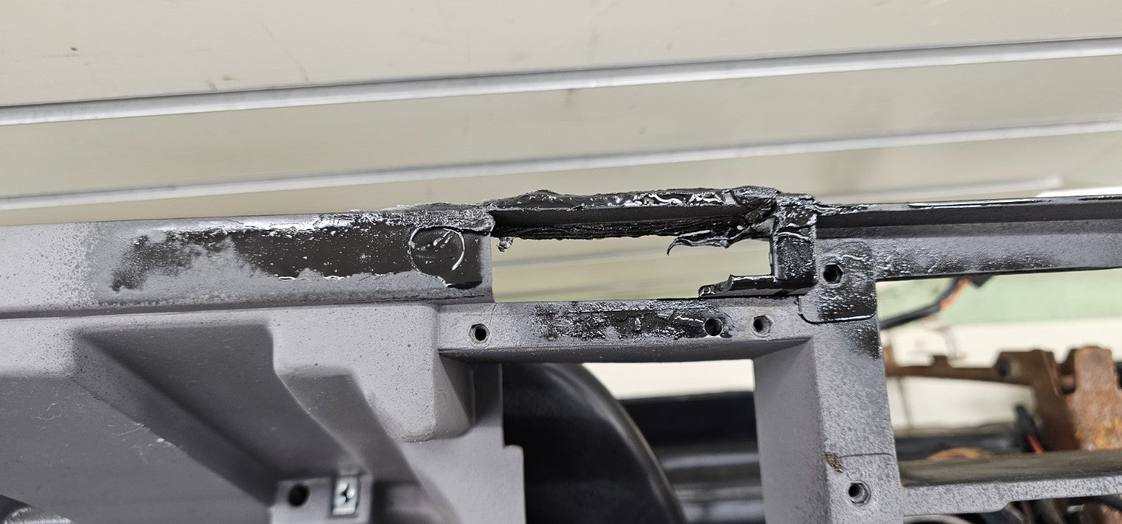 🔥94-97 Dodge Ram DASH DASHBOARD CORE Structure FRAME MOUNT gray DB3