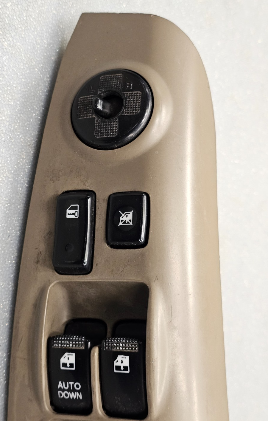 🔥05-10 SPORTAGE LEFT DRIVER MASTER POWER WINDOW SWITCH CONTROL ASSEMBLY TAN OEM