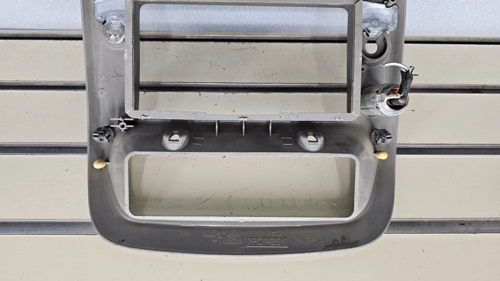 95-10 Ford Ranger EXPLORER Center Dash Radio Trim Surround Bezel Trim SILVER B2