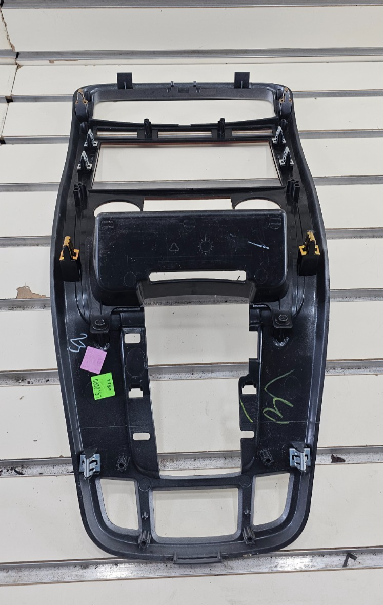 🔥07-09 Equinox Center Dash Radio Climate Surround Bezel Trim SILVER/WOOD B43
