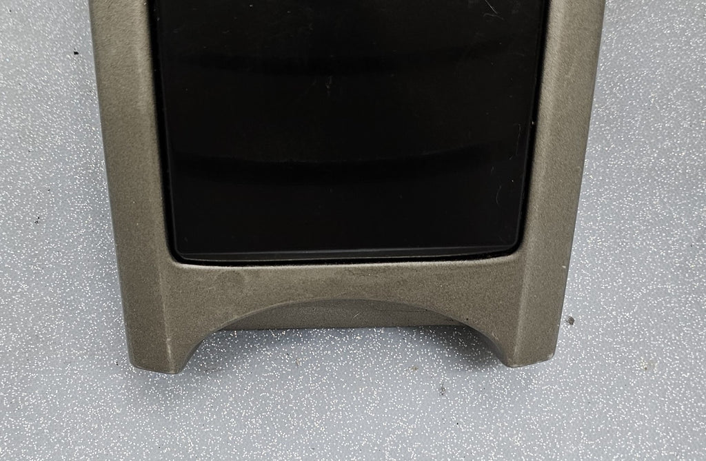 🔥04-09 TOYOTA PRIUS CENTER CONSOLE CUP DRINK HOLDER BEZEL STORAGE SILVER/BLACK