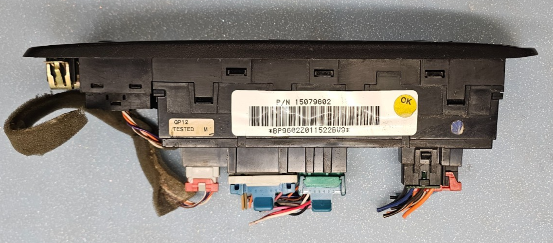 🔥02-05 GMC ENVOY Window Switch Front LEFT Master Driver Side BLACK OEM
