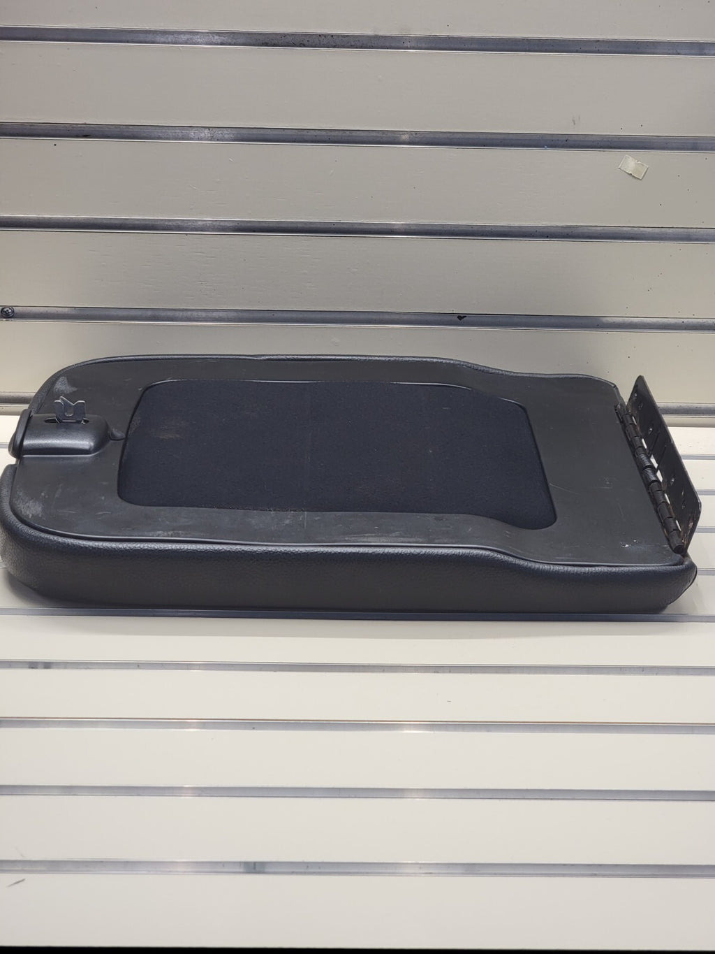🔥02-08 Dodge RAM Center Console Jump Seat ARMREST Cover Lid Leather Black JS7