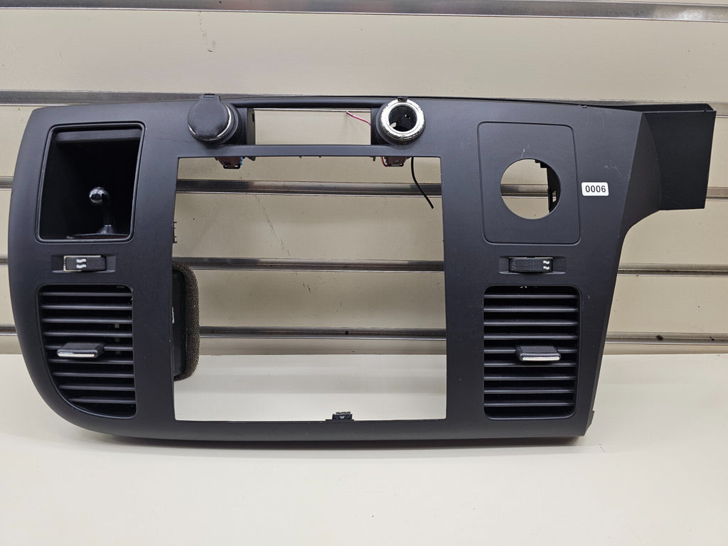 🔥07-14 Silverado SIERRA Center Dash Radio Bezel AC Climate Trim Panel BLACK B6