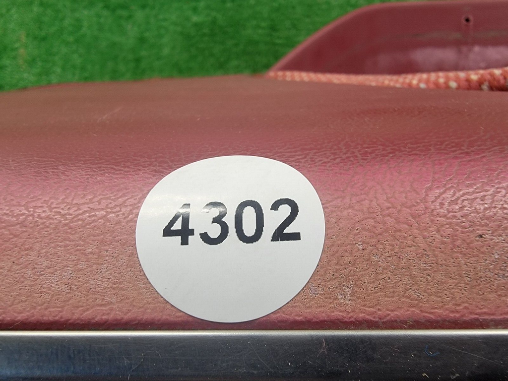 🔥87-96 Dodge Dakota Driver Side Interior Trim Door Panel Manual Crank OEM Red