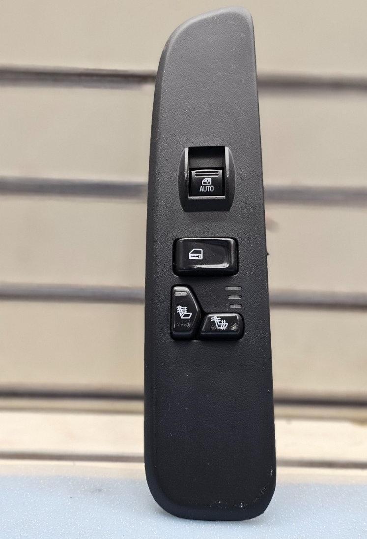 06-09 TRAILBLAZER ENVOY Power Window Door Switch Front Right Passenger BLACK WS9