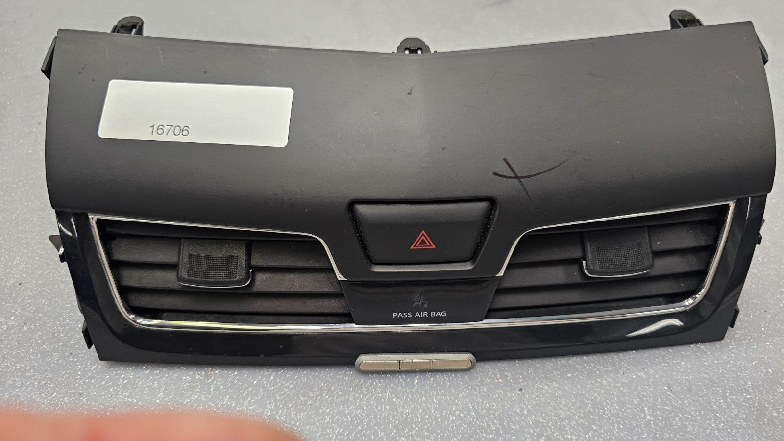 🔥13-15 Altima Dash AC Air Vent Heater Conditioner Bezel Instrument Panel Black