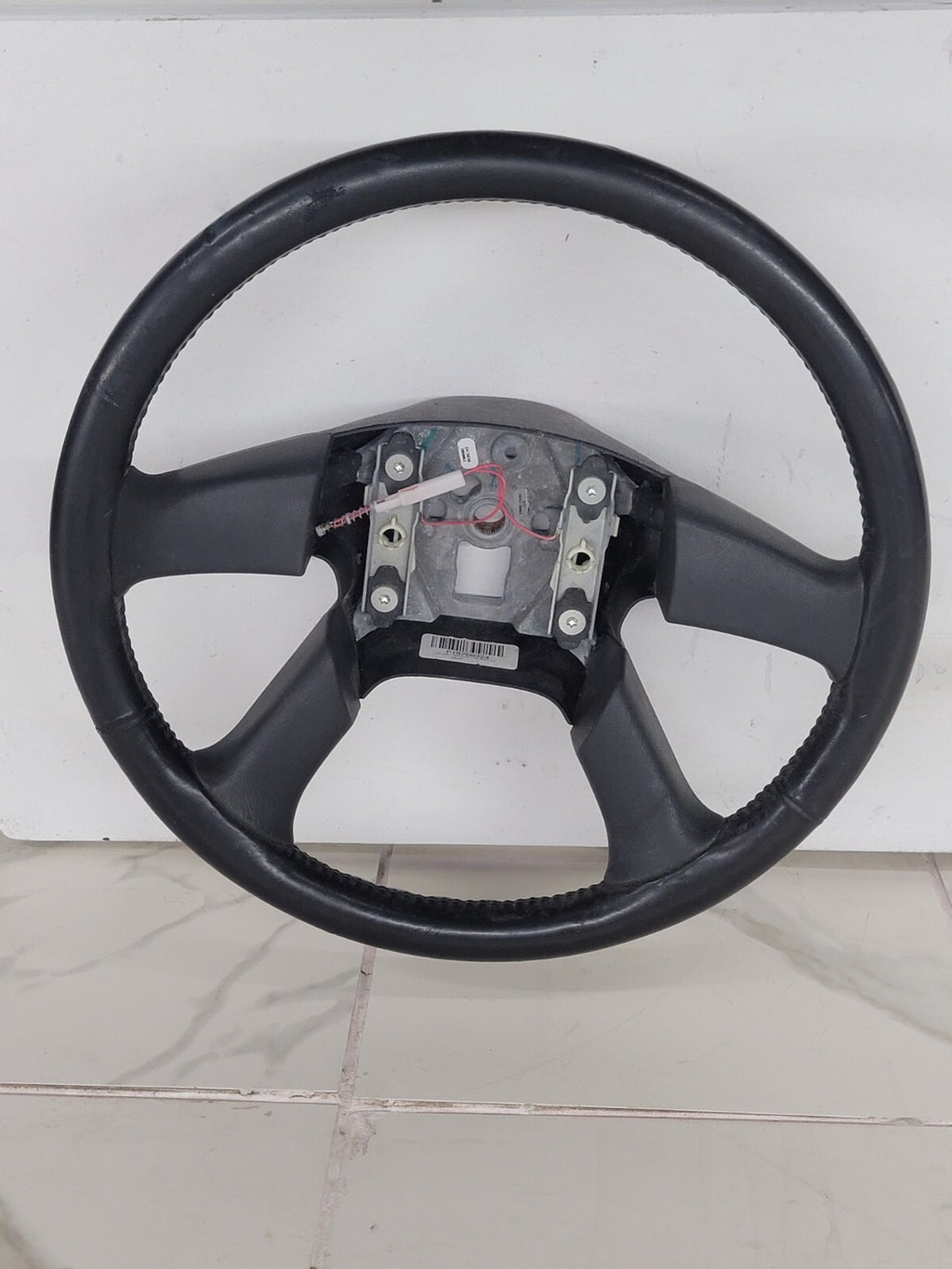 🔥03-06 SILVERADO SIERRA YUKON TAHOE SUBURBAN STEERING WHEEL LEATHER BLACK
