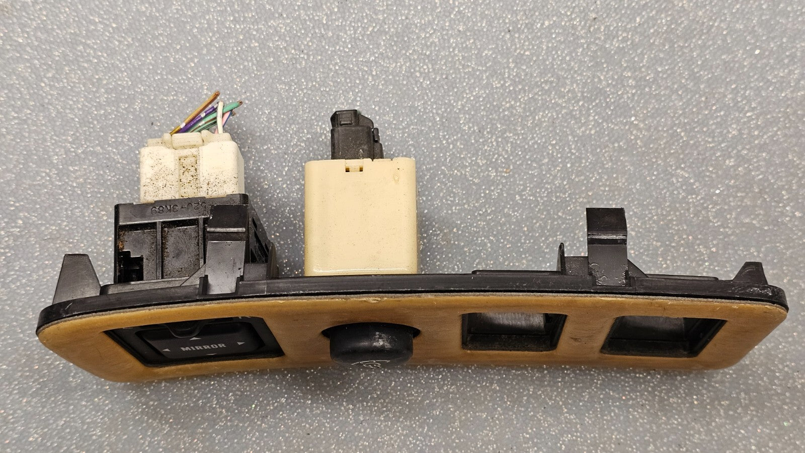 🔥97-01 ​Camry Dash Dimmer Power Mirror Control Switch Bezel Assembly Wood OEM