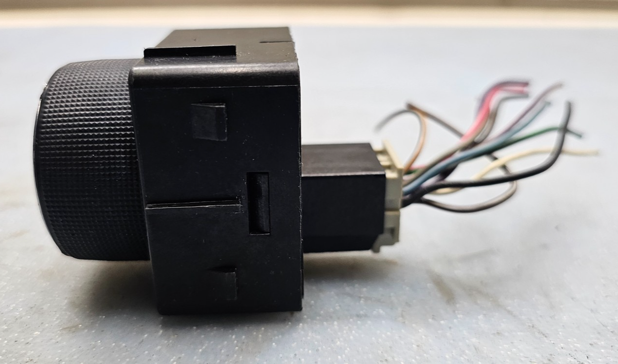 🔥07-14 Silverado Sierra Headlight Head Lamp Transfer Case Control Switch Black