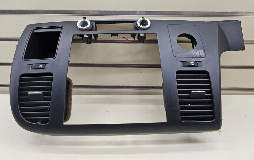 🔥07-14 Silverado SIERRA Center Dash Radio Bezel AC Climate Trim Panel Black B6