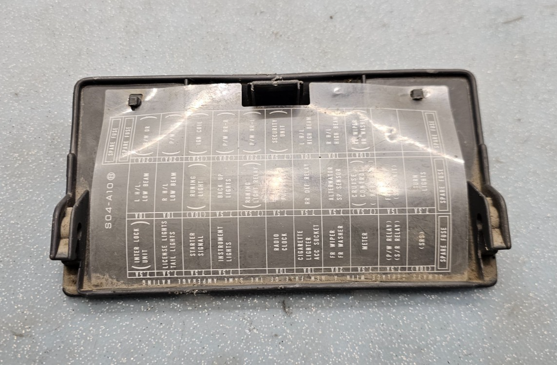 🔥97-01 HONDA CR-V CIVIC DASHBOARD INTERIOR FUSE BOX LID COVER OEM BLACK