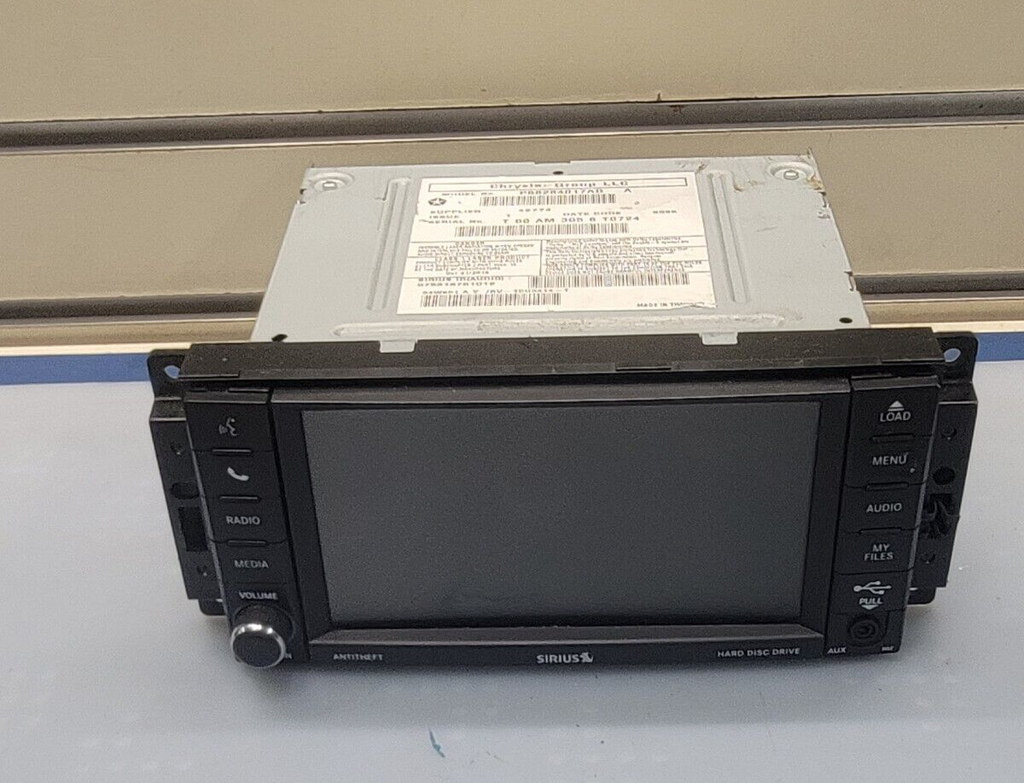 🔥2011-2013 Dodge DURANGO Radio Display Receiver RBZ Satellite AM FM CD OEM