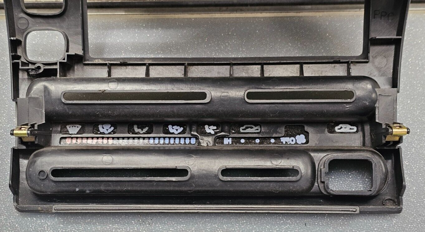 🔥93-97 Corolla Dash FM Radio Stereo Display AC Climate Control Bezel Trim Black