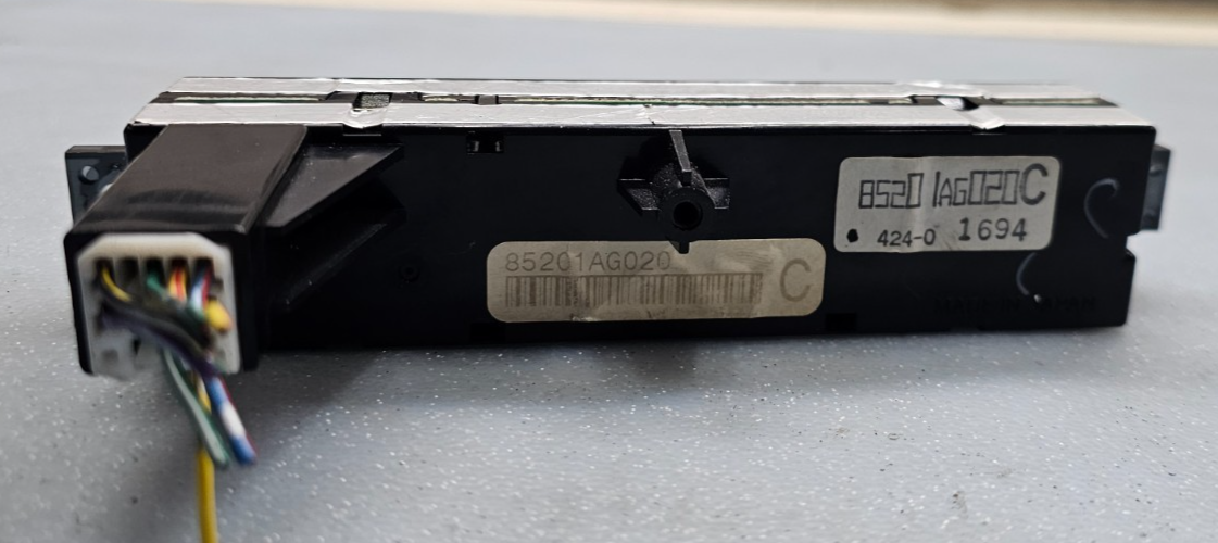 🔥2005 SUBARU LEGACY OUTBACK DIGITAL CENTER DASH AUTO CLOCK ASSEMBLY BLACK OEM
