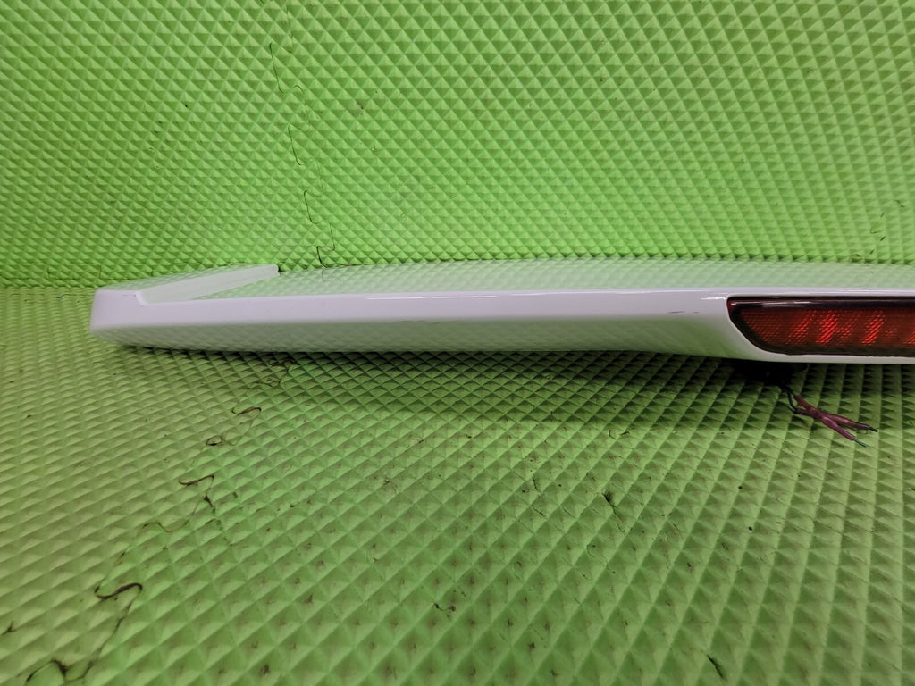 🔥2011-2017 Jeep Compass Lift Gate Hatch Spoiler Third W/Brake Light Wing White