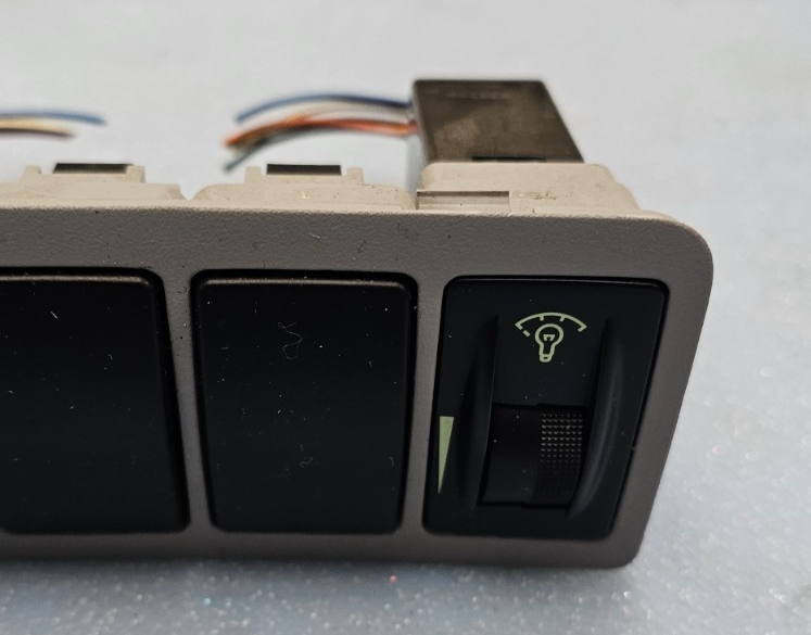 05-07 Hyundai Sonata Dash Dimmer Light Switch Cover Bezel Trim Control Panel Tan