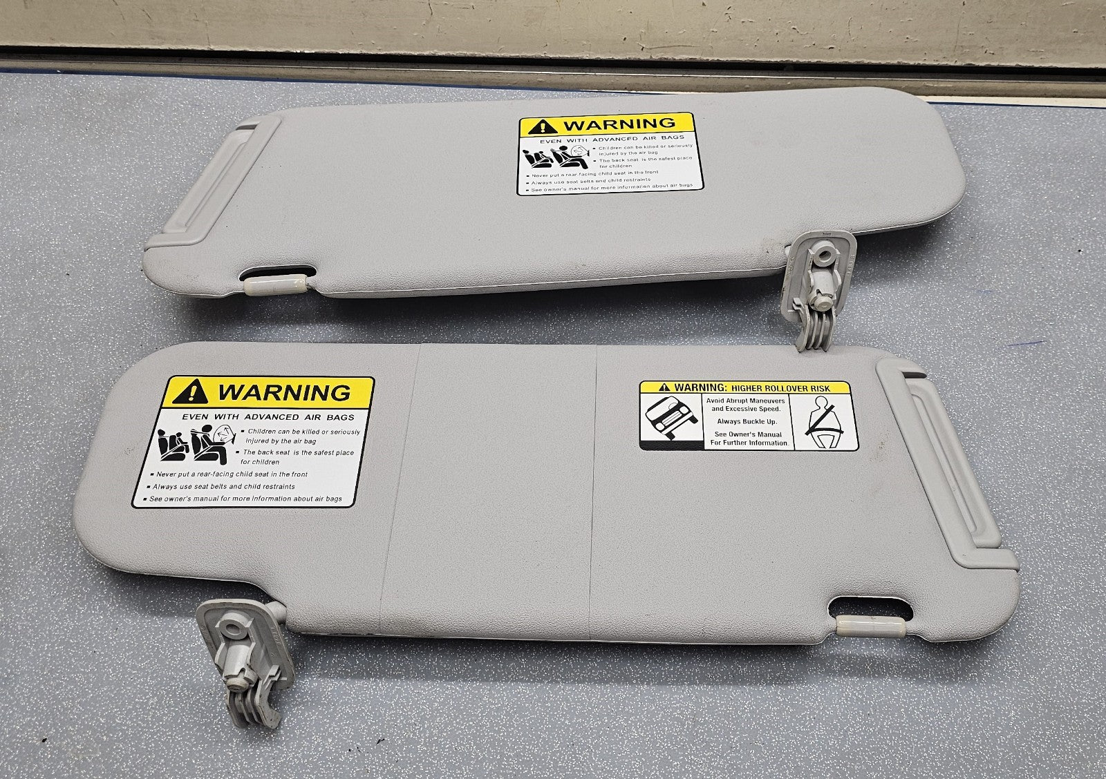 🔥07-12 Mazda CX-7 Sun Visor Left Driver Master Right Passenger RH LH Set OEM