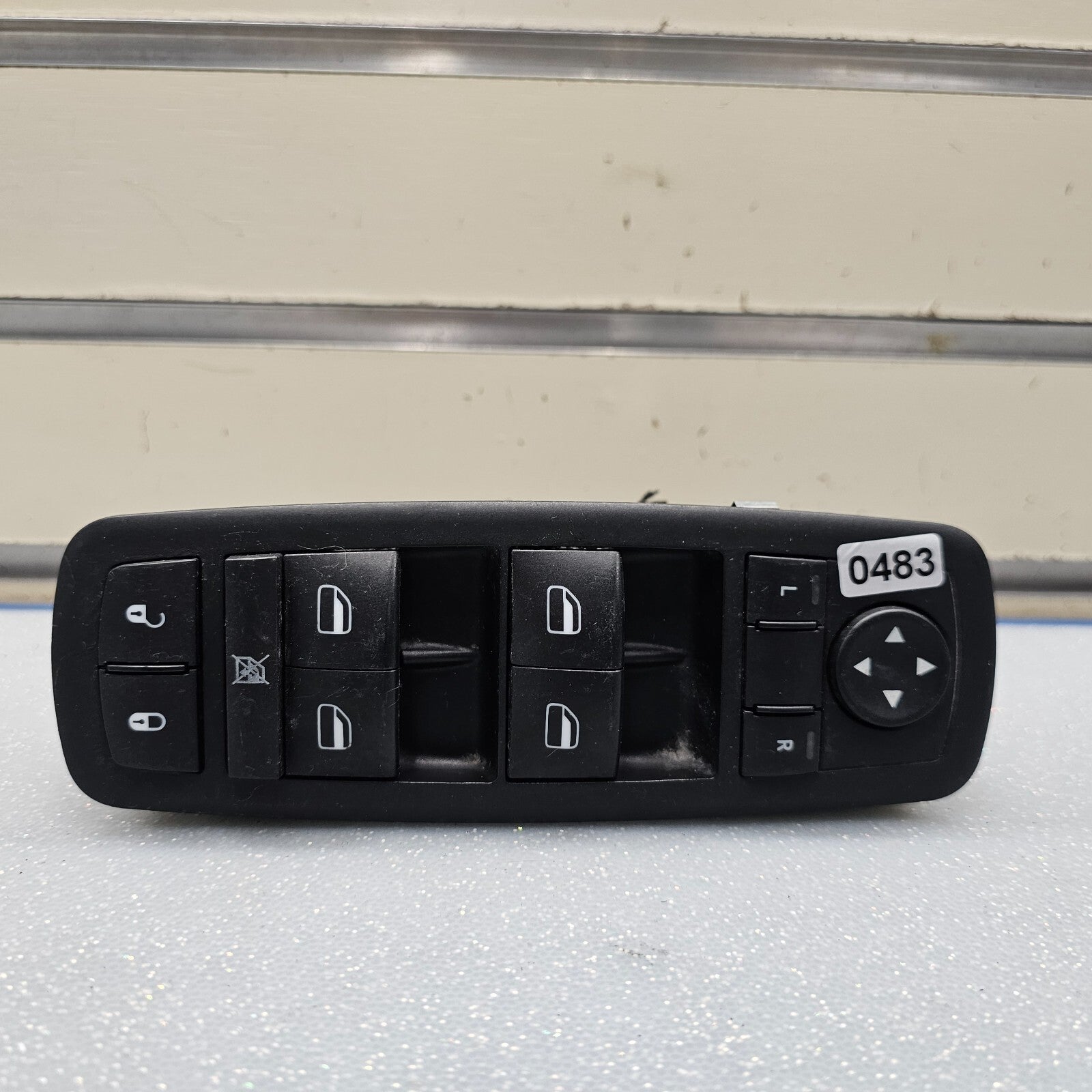 🔥12-16 Grand Caravan Town Country Master Left Driver Window Switch BLACK WS29