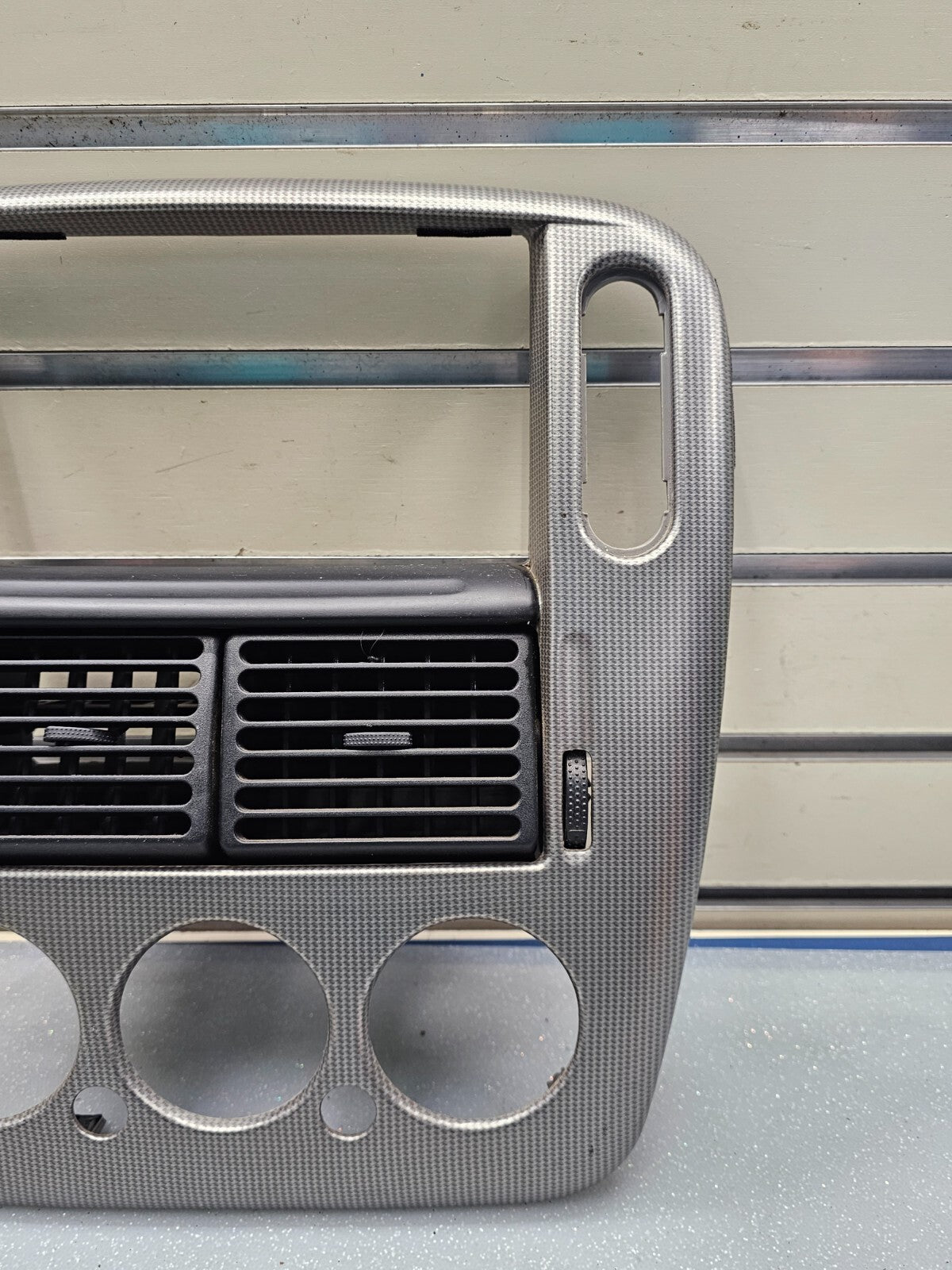 🔥02-05 FORD EXPLORER RADIO AUDIO CLIMATE TEMPERATURE CONTROL BEZEL TRIM SILVER