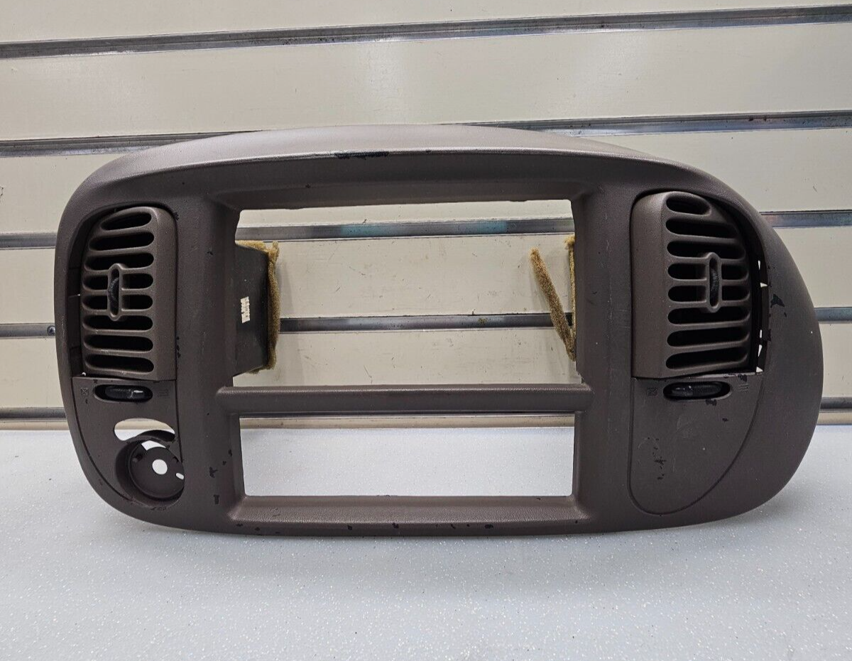 🔥1997-2003 Ford F150 Center Dash Radio Climate Trim BEZEL Panel Line TAN B1