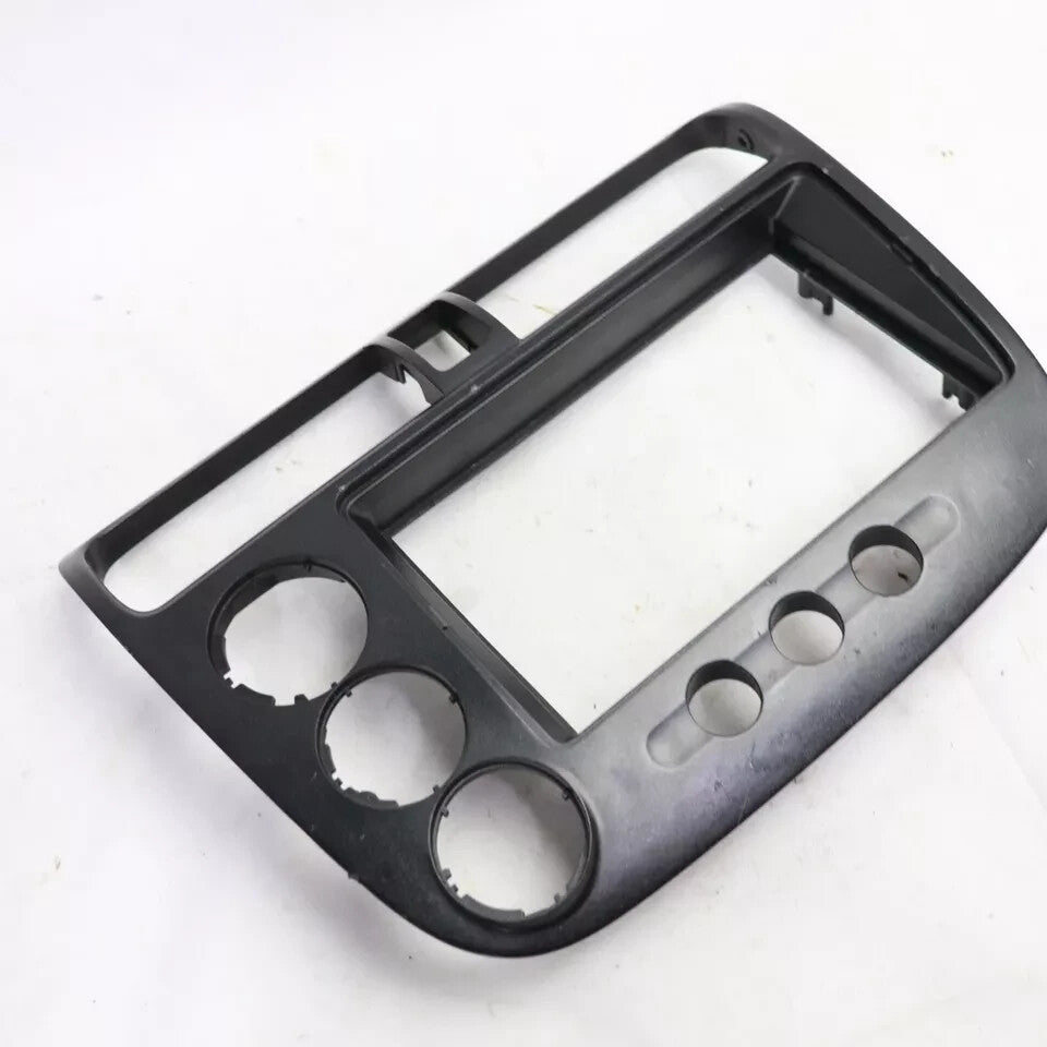🔥01-05 CIVIC DASH RADIO SURROUND BEZEL TRIM PANEL CLIMATE CONTROL ASSEMBLY OEM