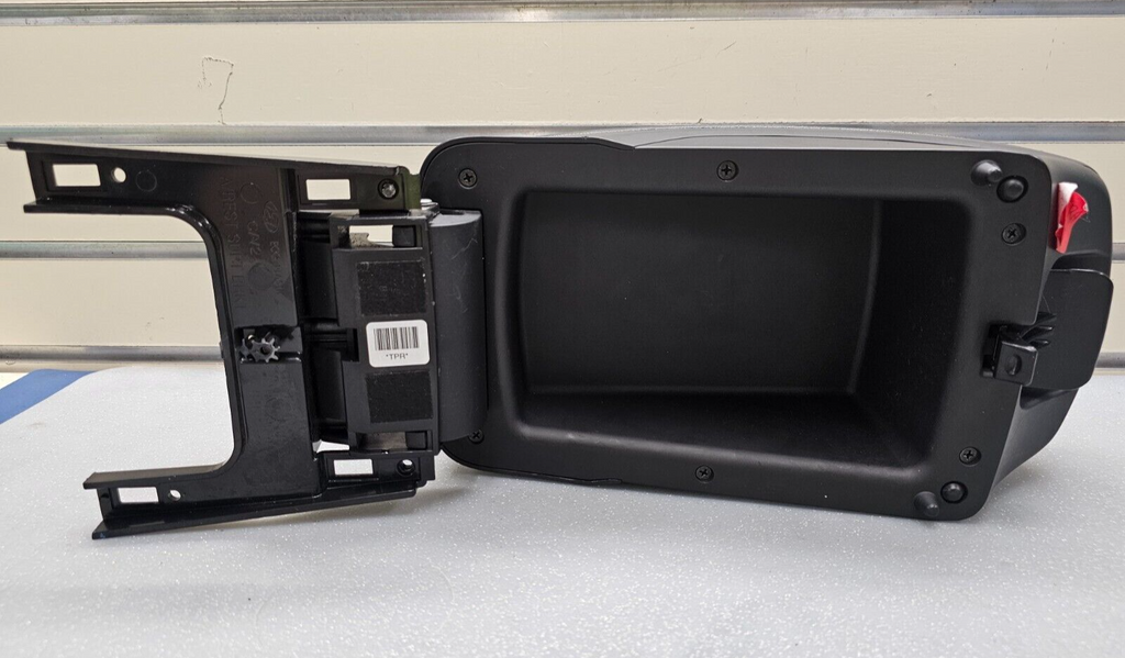 11-13 Hyundai Elantra Center Console Leather Armrest Lid Top Pad Assembly Black