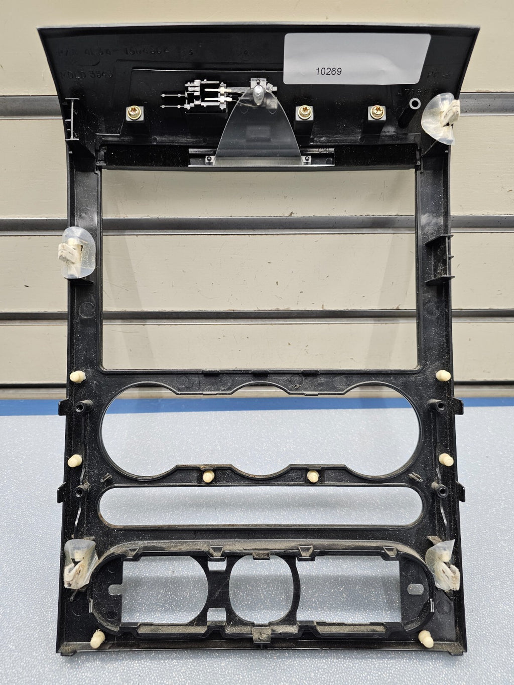🔥04-08 Ford F150 Dash AM FM Radio Stereo Climate Bezel Trim Panel Carbon Fiber