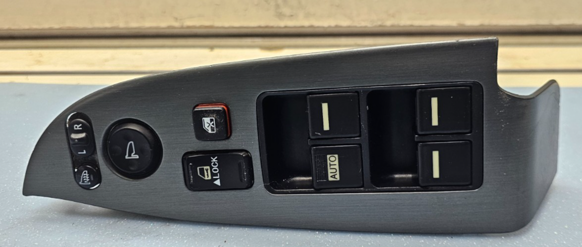 🔥05-10 Honda Odyssey Left Driver Door Power Window Switch LH Push Pull Silver