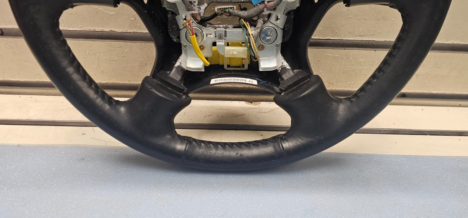 🔥2005-2010 Honda Odyssey Leather Steering Wheel Assembly Black OEM
