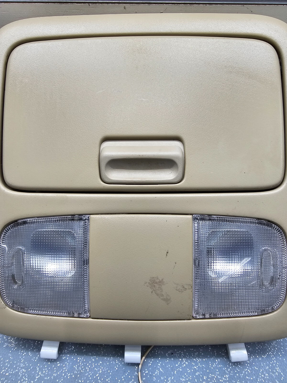 🔥02-06 CAMRY 4RUNNER Overhead Console Dome Map Light Lamp Storage Assembly TAN