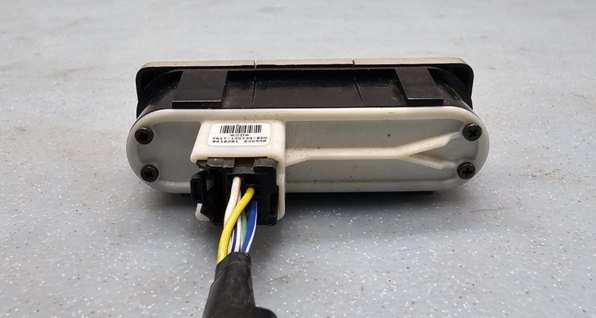 🔥07-10 Lincoln MKX Dash Traction Hazard Emergency Control Switch Silver