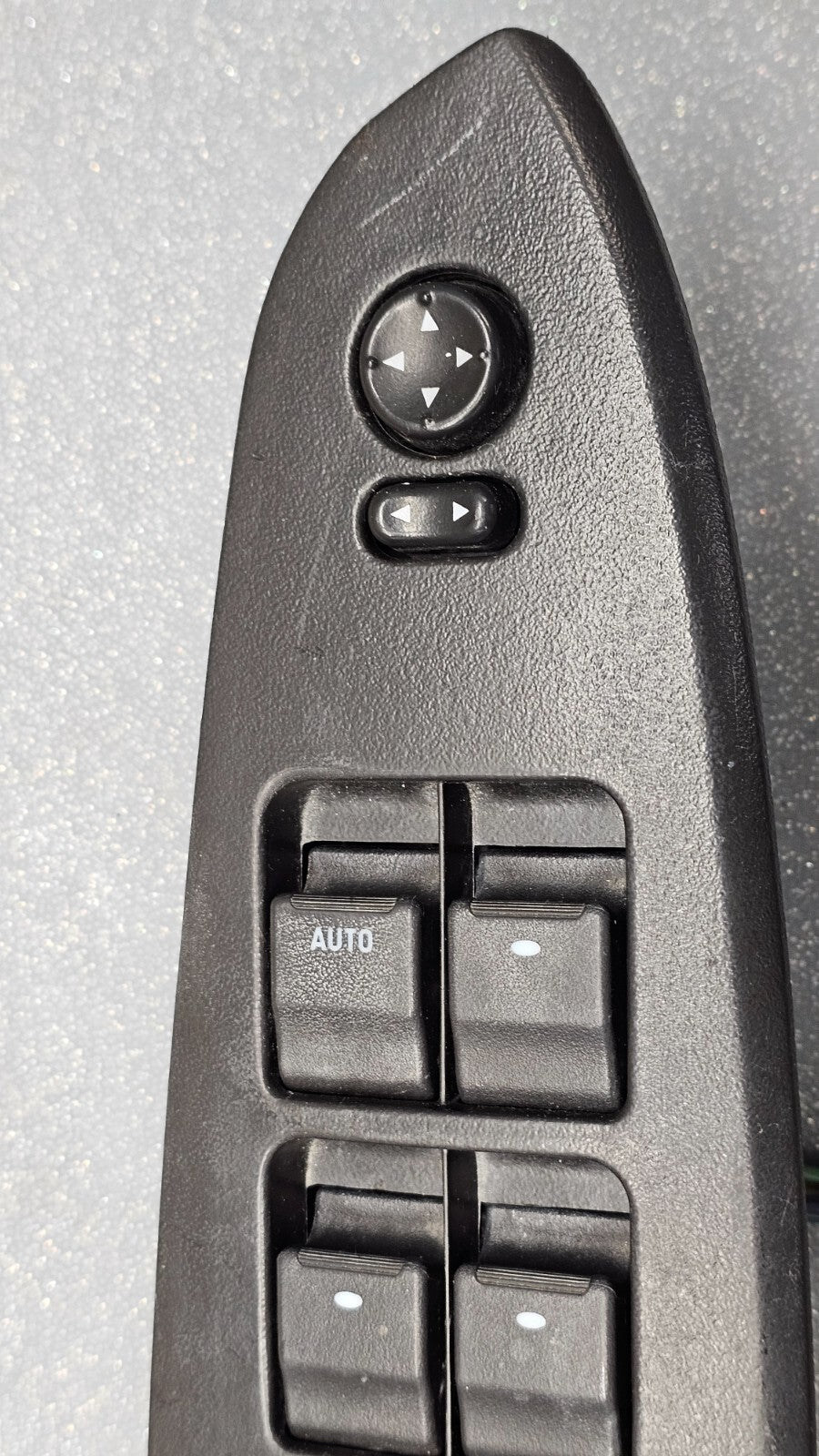 🔥09-16 CHEVY IMPALA LEFT DRIVER MASTER POWER DOOR WINDOW SWITCH BEZEL BLACK