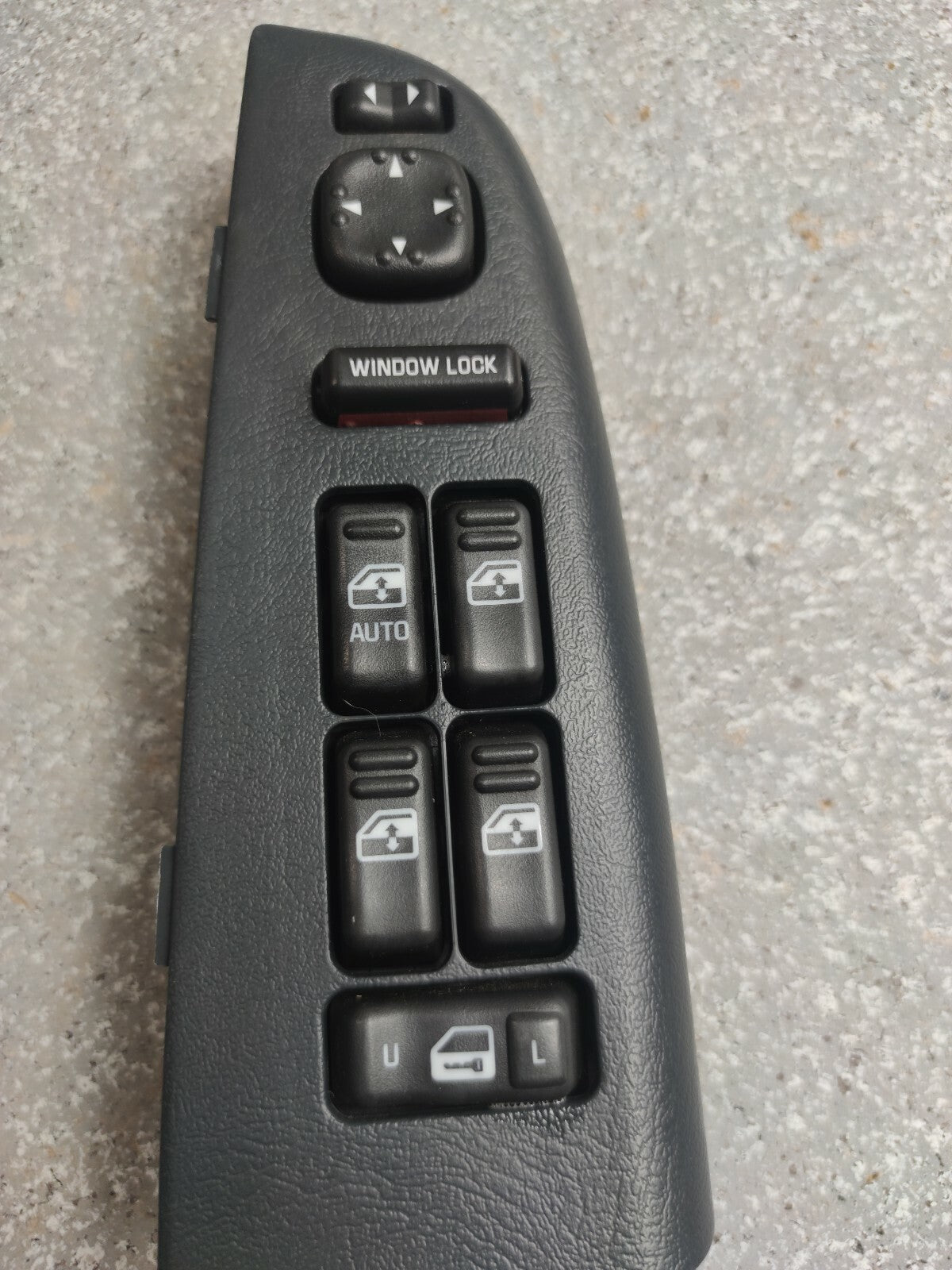 99-02 Silverado SIERRA Door Master Power Window Switch LEFT Driver GRAPHITE WS3