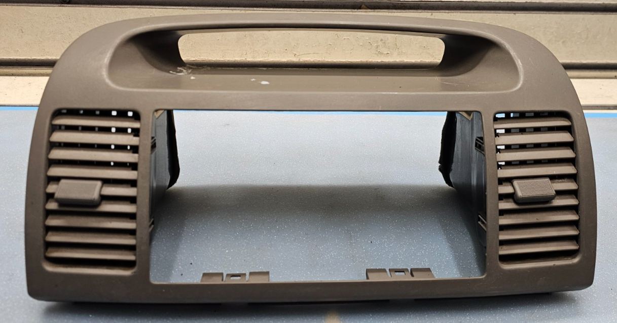 🔥02-06 Toyota CAMRY Dash RADIO BEZEL Center Air Vents CLOCK Trim TAN B25