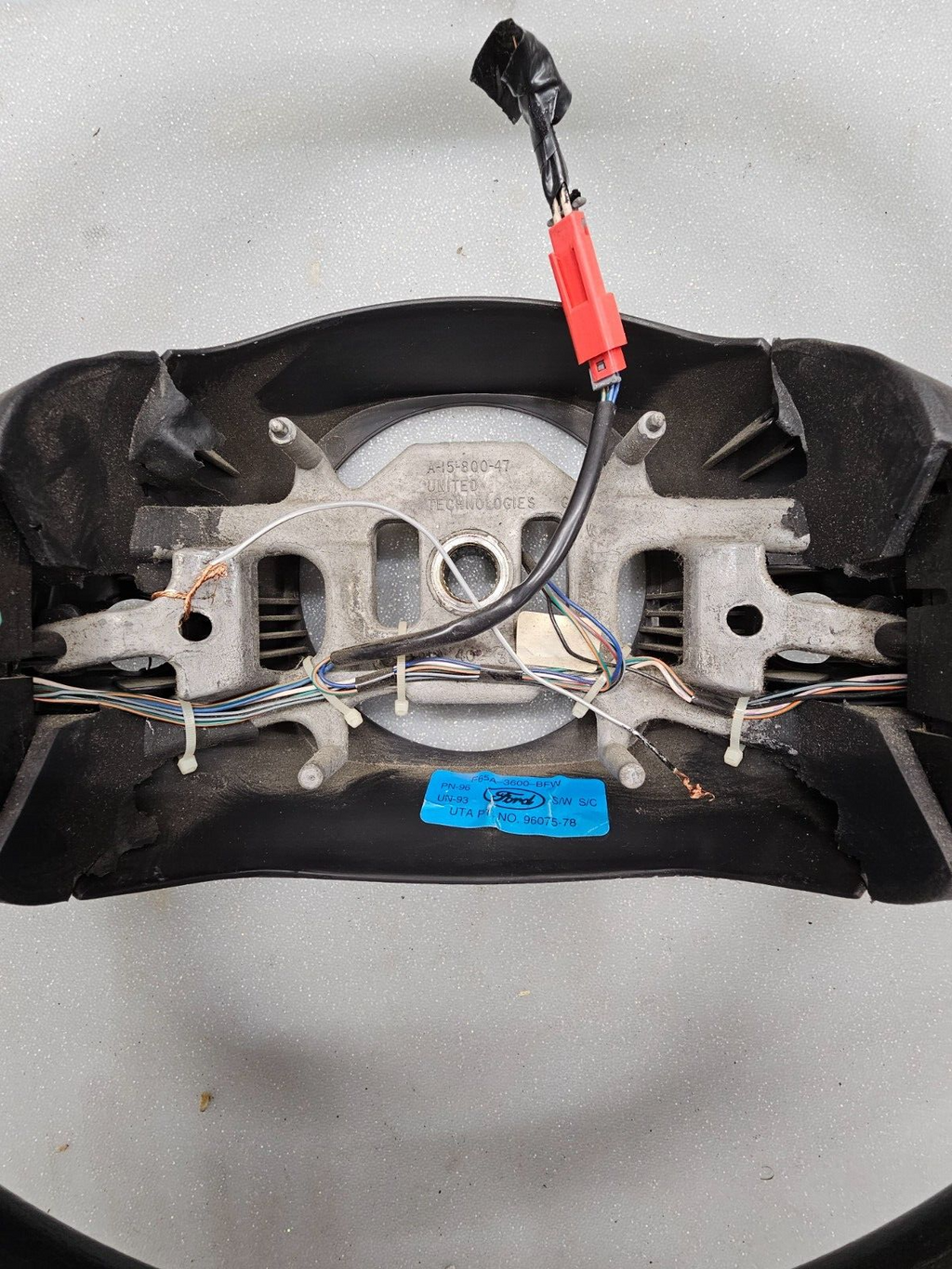 🔥1999-2007 FORD F250 F350 SUPER DUTY PICKUP Steering Wheel Leather Column Shift