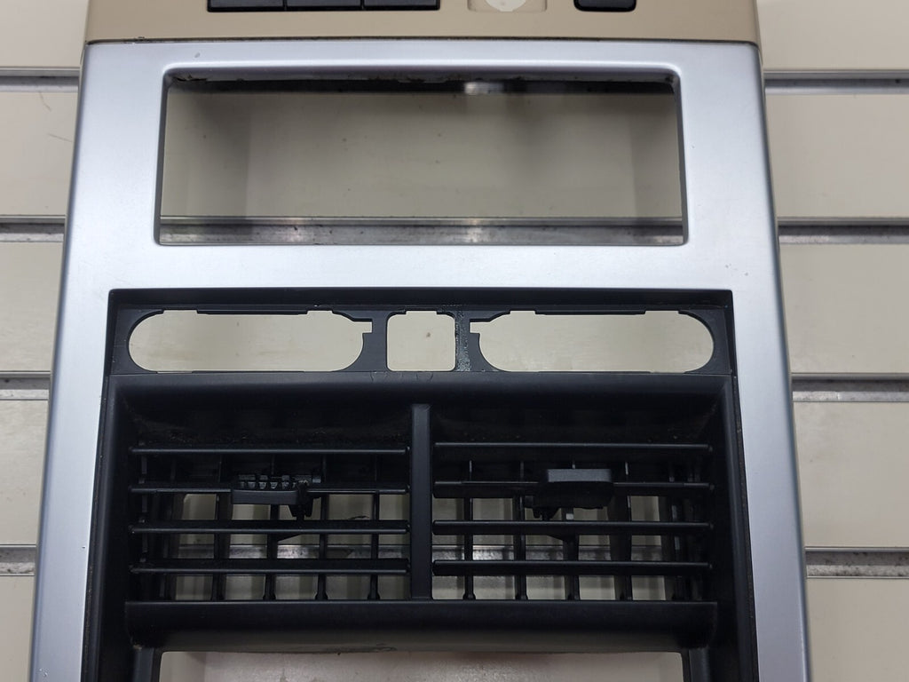 🔥06-10 Explorer Mountaineer Radio Climate Control Dash Trim Panel Bezel Silver