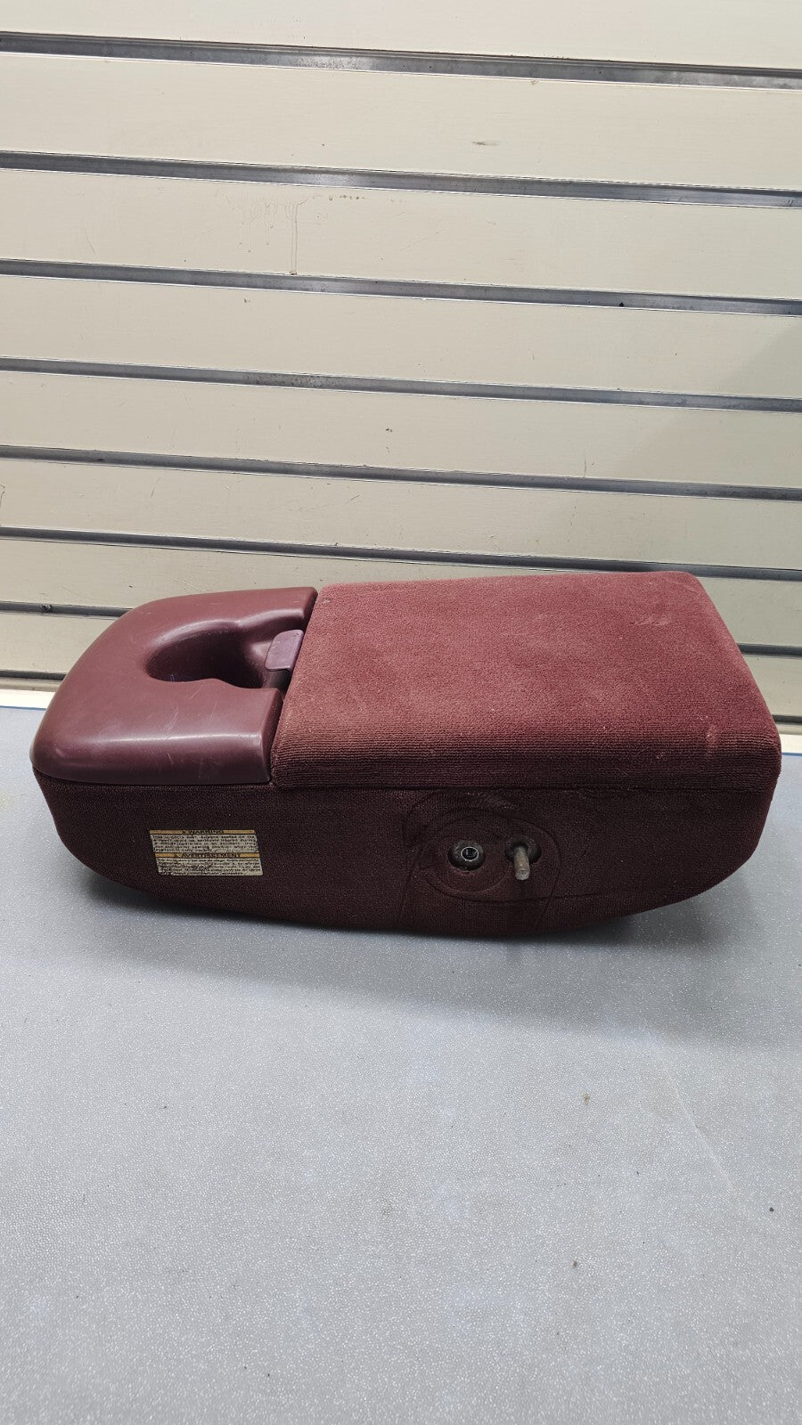 🔥97-03 F150 Center Console JUMP SEAT Cloth/Leather Cup Holder LT Red JS6