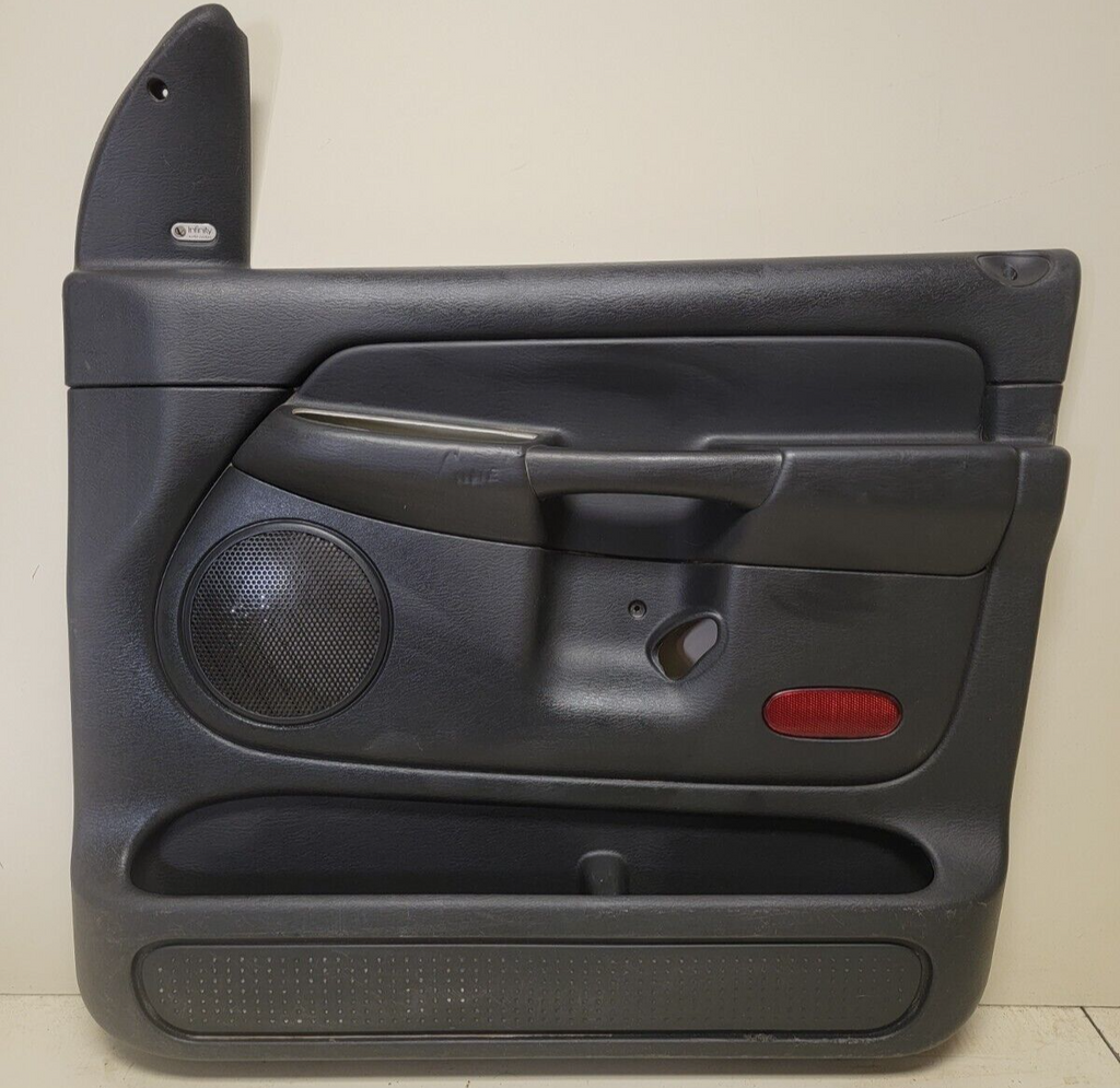 02-05 Dodge RAM Interior Door Panel Front RIGHT BLACK Auto  D11