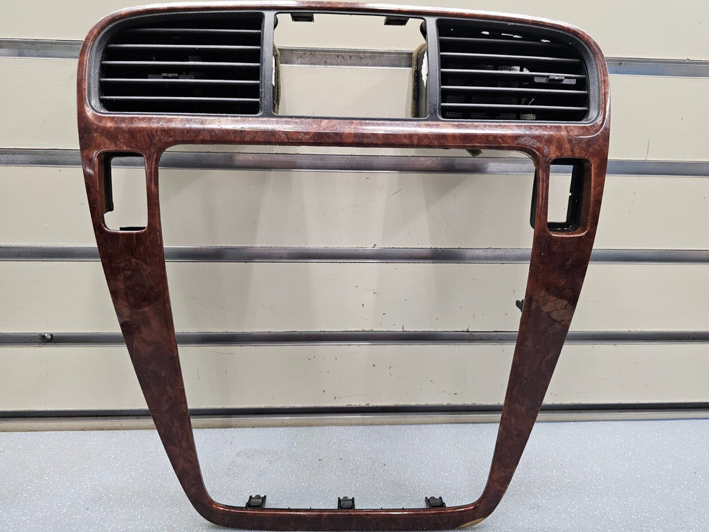 🔥01-06 Acura MDX Dash Center AM FM Radio Stereo Bezel Trim Panel Assembly Wood