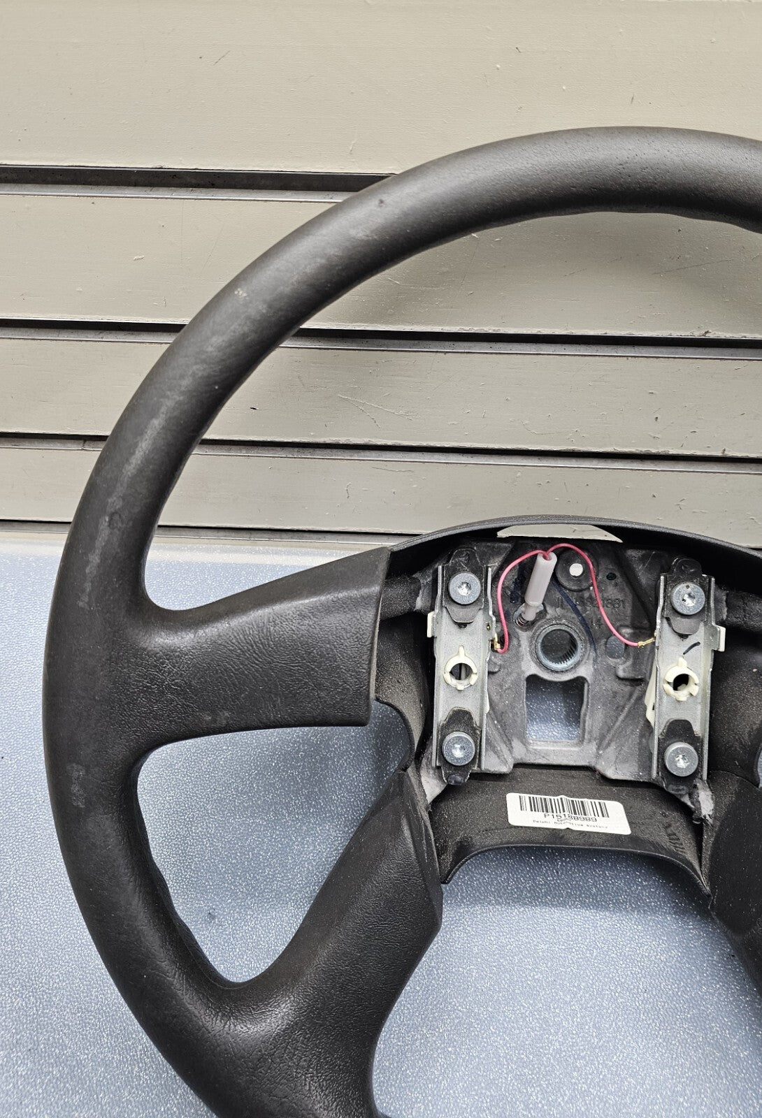 🔥03-06 SILVERADO SIERRA YUKON TAHOE SUBURBAN STEERING WHEEL LEATHER BLACK