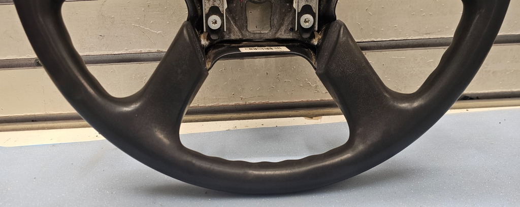 🔥03-06 SILVERADO SIERRA YUKON TAHOE SUBURBAN STEERING WHEEL LEATHER BLACK