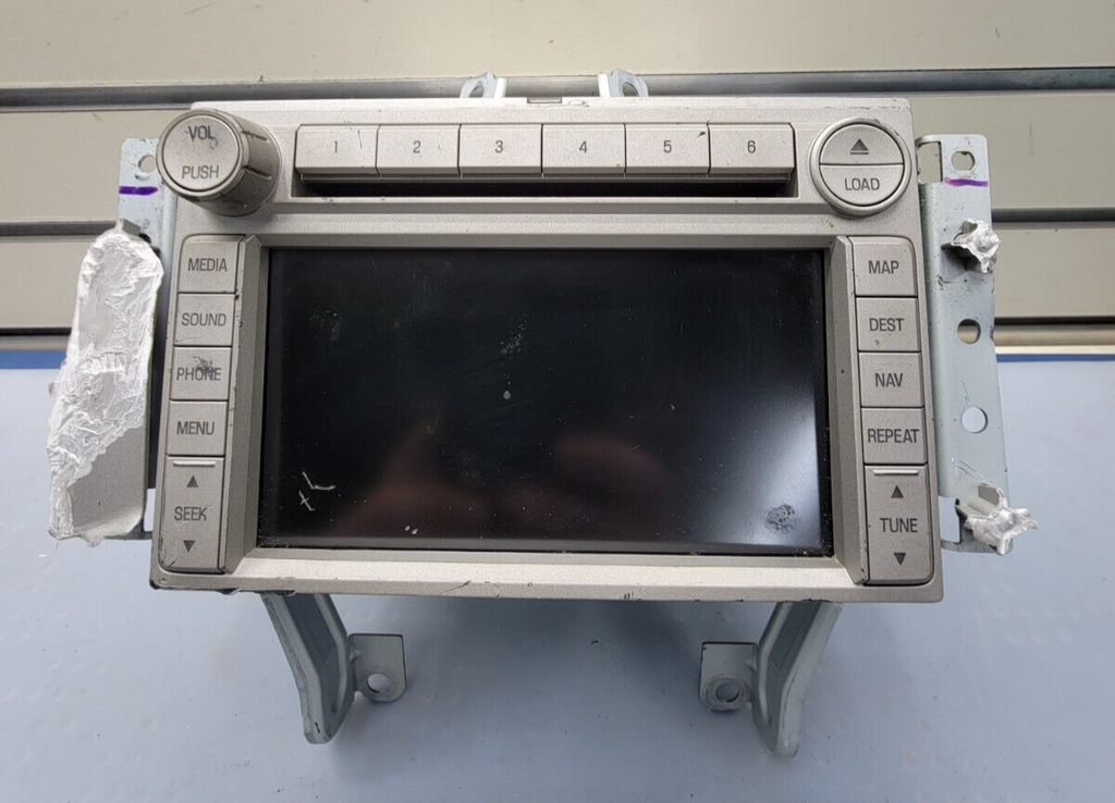 08-09 Lincoln MKZ 6 Disc CD MP3 Navigation Player Radio Stereo Receiver Display