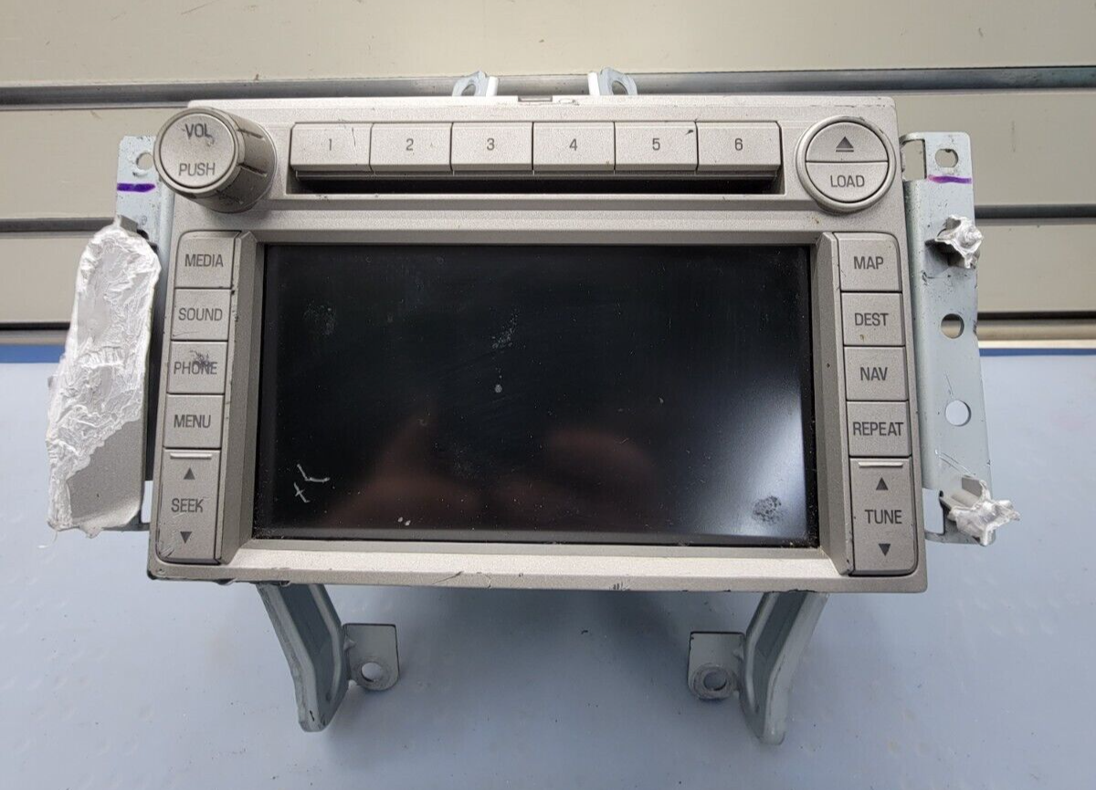 08-09 Lincoln MKZ 6 Disc CD MP3 Navigation Player Radio Stereo Receiver Display