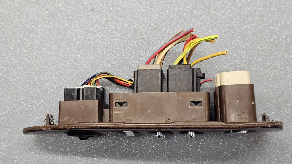 🔥98-02 LINCOLN TOWN CAR LEFT DRIVER MASTER POWER WINDOW SWITCH ASSEMBLY WOOD